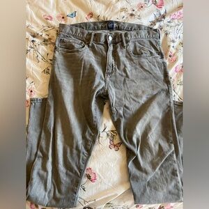 Mens Gap Skinny Grey Denim Jeans Sz 31x32